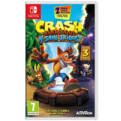 Игра Crash Bandicoot N-Sane Trilogy для (Switch, английский язык) в Челябинске