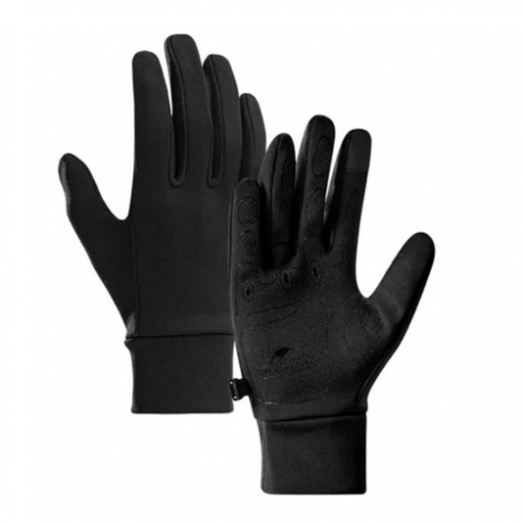 Перчатки сенсорные спортивные Naturehike Outdoor Full Touch GL10 (черный, L) в Челябинске