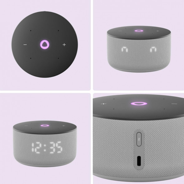 Умная колонка Яндекс Станция Мини 3 c Алисой на YandexGPT, серая в Челябинске