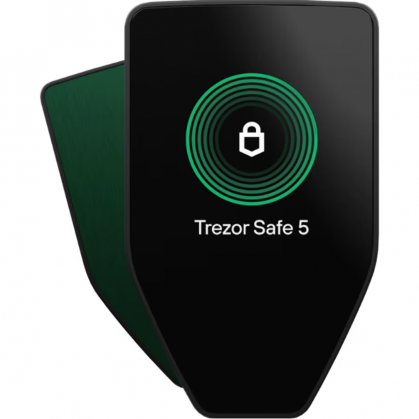Аппаратный криптокошелек Trezor Safe 5, Green Beryl в Челябинске