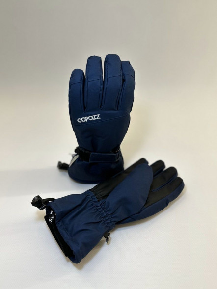 Перчатки горнолыжные сноубордические Copozz (синий, M) в Челябинске