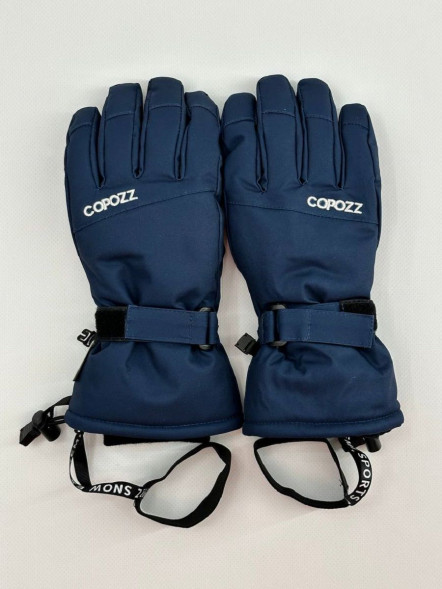 Перчатки горнолыжные сноубордические Copozz (синий, M) в Челябинске