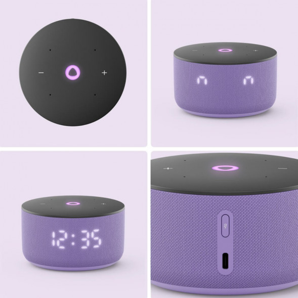 Умная колонка Яндекс Станция Мини 3 c Алисой на YandexGPT, лиловая в Челябинске