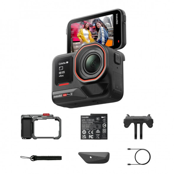 Экшн-камера Insta360 Ace Pro 2 Single Battery Xplorer Bundle, Gray в Челябинске