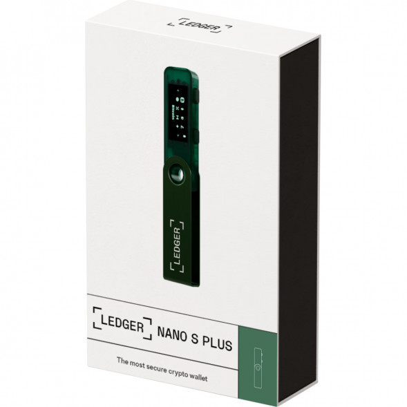 Криптокошелек Ledger Nano S Plus 1 шт., Emerald Green в Челябинске