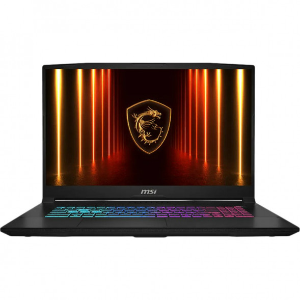 Ноутбук MSI Katana 17 HX B14WGK-274XRU (17.3&amp;quot;, IPS, Intel Core i7 14650HX 2.2ГГц, 16 ядер, 32ГБ DDR5, 1ТБ SSD, NVIDIA GeForce RTX 5070 - 8 ГБ, TGP 115Вт, без ОС), черный в Челябинске