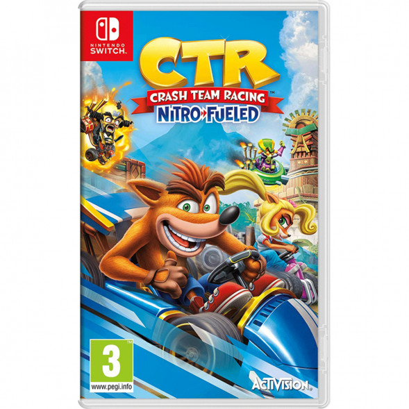 Игра Crash Team Racing Nitro-Fueled для Nintendo Switch, картридж в Челябинске