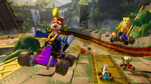 Игра Crash Team Racing Nitro-Fueled для Nintendo Switch, картридж в Челябинске