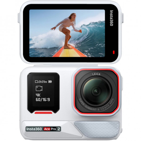 Экшн-камера Insta360 Ace Pro 2 Single Battery Xplorer Bundle, Arctic White в Челябинске
