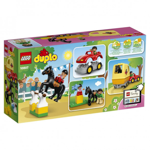 Конструктор LEGO DUPLO Town 10807 Трейлер для лошадок в Челябинске