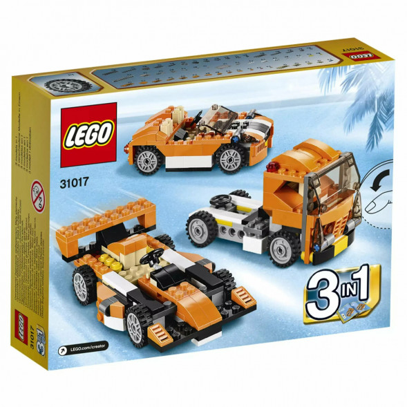 Конструктор LEGO Creator 31017 Гоночная машина Сансет в Челябинске