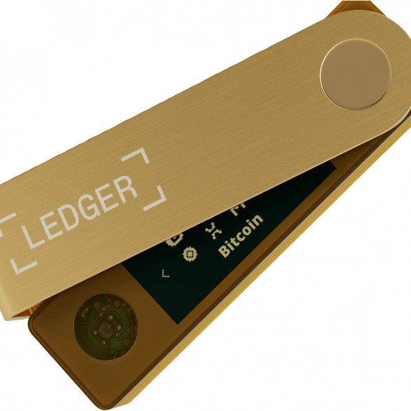 Аппаратный криптокошелек Ledger Nano X, Gold в Челябинске