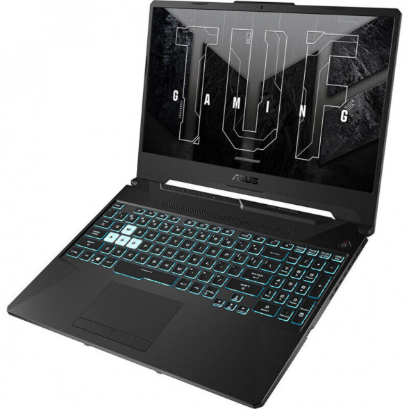Ноутбук ASUS TUF Gaming A15 FA506NCG-HN199W (15.6&amp;quot;, IPS, AMD Ryzen 7 7445HS 3.2 ГГц, 6 ядер, 16 ГБ DDR5, SSD 512 ГБ, GeForce RTX 3050, Windows 11 Home), черный в Челябинске
