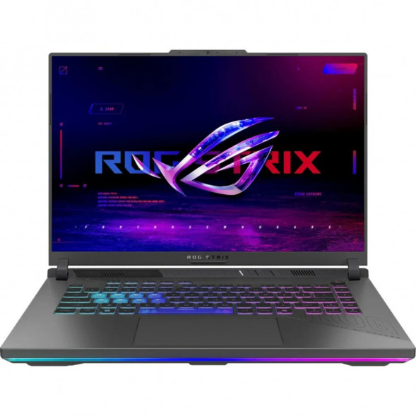 Ноутбук ASUS ROG Strix G16 G614PR-RV090 (16&amp;quot;, IPS, AMD Ryzen 9 8940HX 2.4ГГц, 16 ядер, 32ГБ DDR5, 1ТБ SSD, 	 NVIDIA GeForce RTX 5070 Ti - 12 ГБ, TGP 140Вт, без ОС), серый в Челябинске