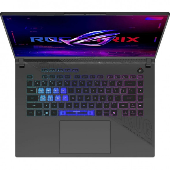 Ноутбук ASUS ROG Strix G16 G614PR-RV090 (16&amp;quot;, IPS, AMD Ryzen 9 8940HX 2.4ГГц, 16 ядер, 32ГБ DDR5, 1ТБ SSD, 	 NVIDIA GeForce RTX 5070 Ti - 12 ГБ, TGP 140Вт, без ОС), серый в Челябинске