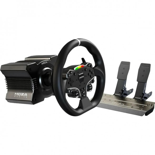 Игровой руль MOZA R5 Bundle (R5 Base, ES Wheel, SR-P Lite double Pedals，R5 Table Clamp) RS20 в Челябинске