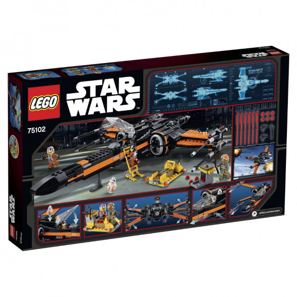 Конструктор LEGO Star Wars 75102 Истребитель По (Poe&amp;#039;s X-Wing Fighter) в Челябинске