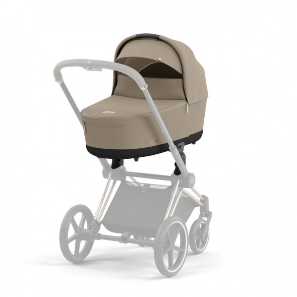 Коляска 2 в 1 Cybex Priam IV Cozy Beige, шасси Rosegold в Челябинске