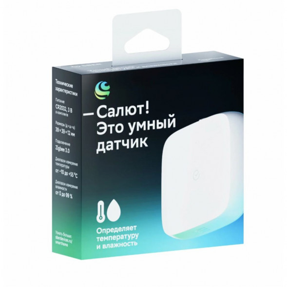 Умный датчик температуры и влажности Sber SBDV-00079 в Челябинске