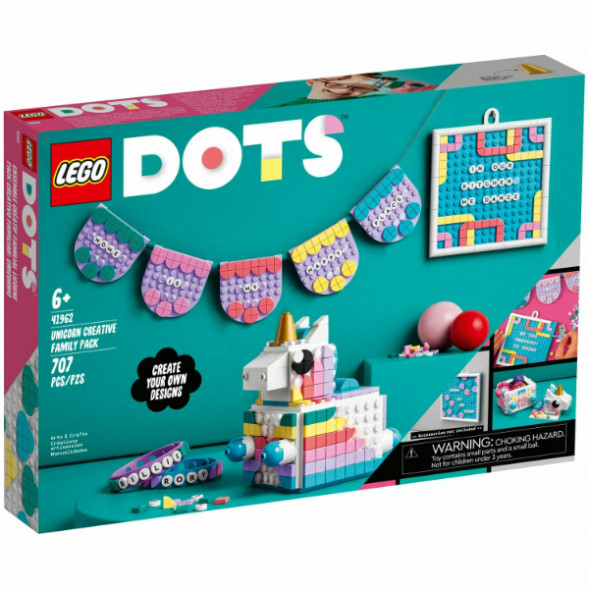 Конструктор LEGO DOTS 41962 Творческий семейный набор «Единорог» в Челябинске
