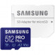 Карта памяти micro SDXC 512Gb Samsung PRO Plus U3 A2 V30 180/130MB/s в Челябинске