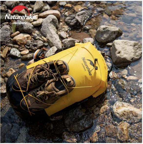 Герморюкзак Naturehike NH21FSB04 30 л, желтый в Челябинске