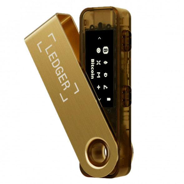 Криптокошелек Ledger Nano S Plus 1 шт., золотой в Челябинске