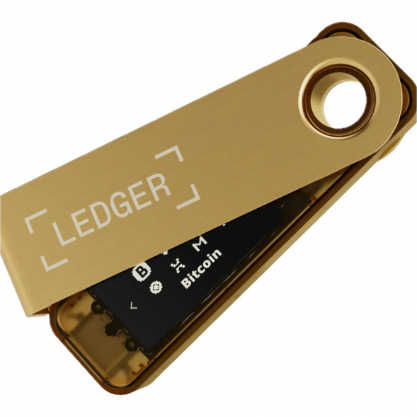 Криптокошелек Ledger Nano S Plus 1 шт., золотой в Челябинске