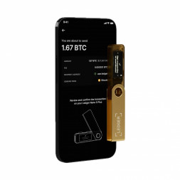 Криптокошелек Ledger Nano S Plus 1 шт., золотой