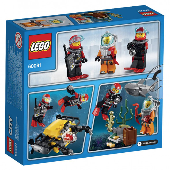Конструктор LEGO City Deep Sea Explorers 60091 Исследование морских глубин в Челябинске