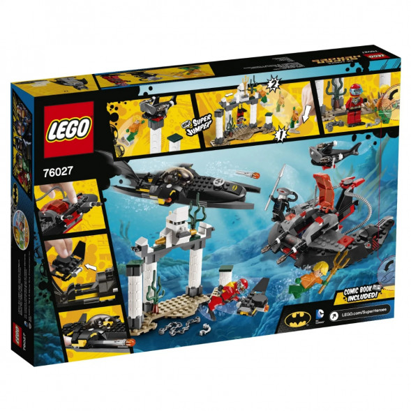 Конструктор LEGO Super Heroes 76027 Глубоководная атака Черного Манта в Челябинске