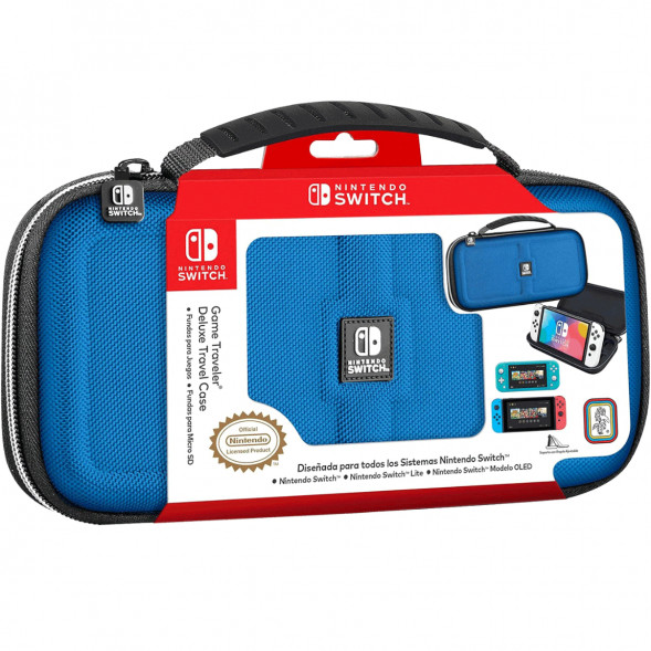 Чехол BIG BEN Deluxe для Nintendo Switch/OLED/Lite, синий в Челябинске