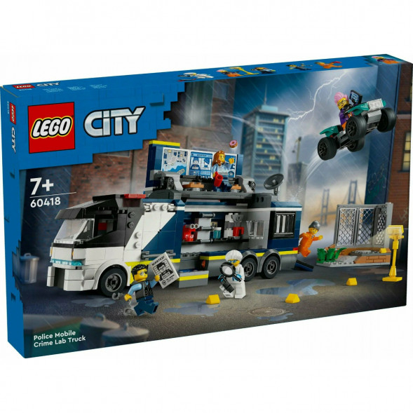 Конструктор LEGO City 60418 Полицейский грузовик криминалистической лаборатории в Челябинске