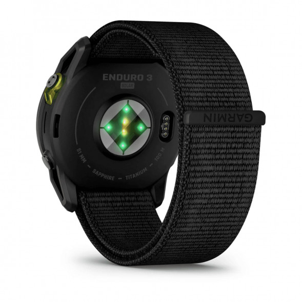 Умные часы Garmin Enduro 3 51mm Black с нейлоновым ремешком UltraFit 010-02751-01 в Челябинске