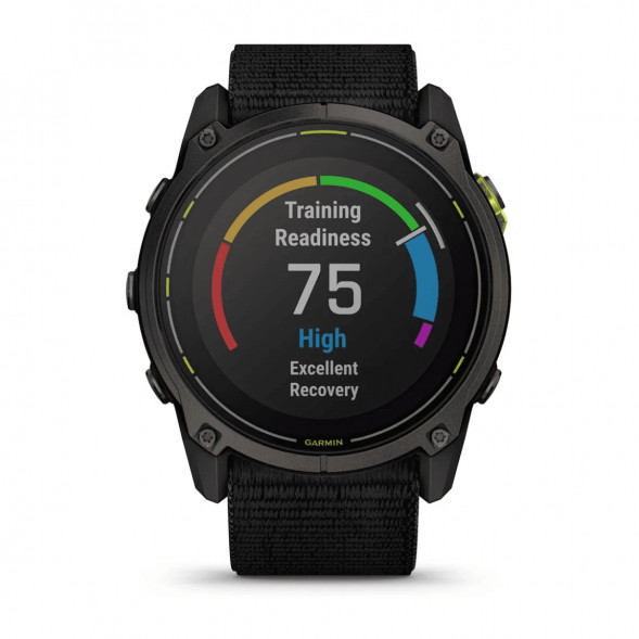 Умные часы Garmin Enduro 3 51mm Black с нейлоновым ремешком UltraFit 010-02751-01 в Челябинске