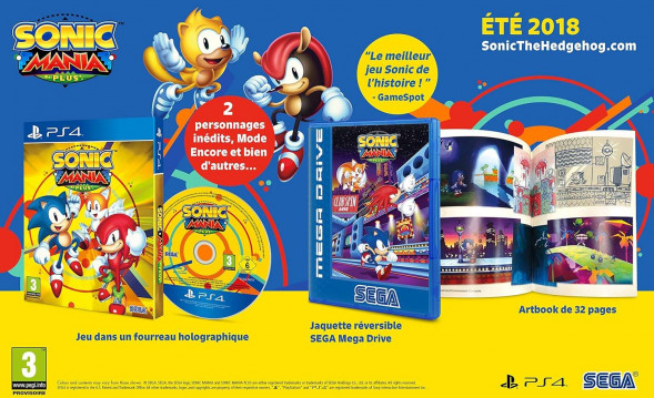 Игра Sonic Mania Plus (+ Артбук) [PS4, русские субтитры] в Челябинске