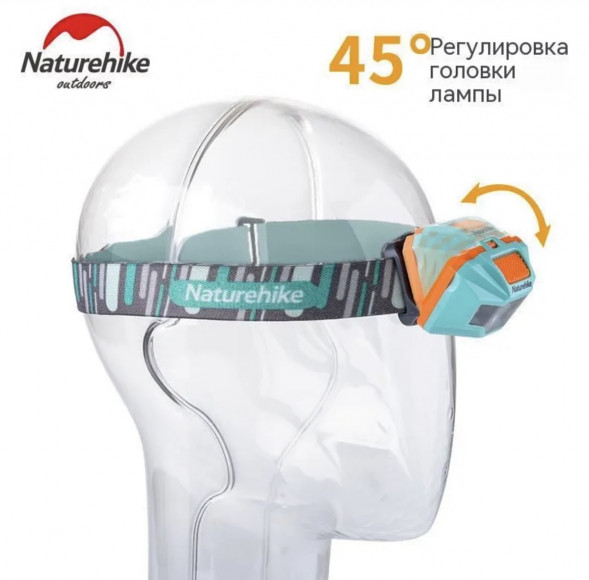 Налобный фонарь Naturehike TD-02, голубой в Челябинске