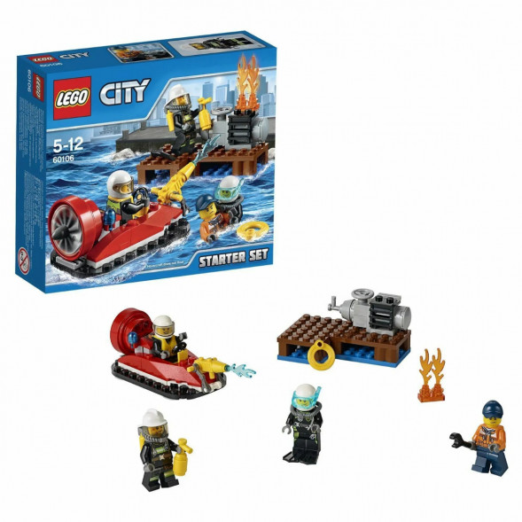 Конструктор LEGO City Fire 60106 Пожарная охрана в Челябинске