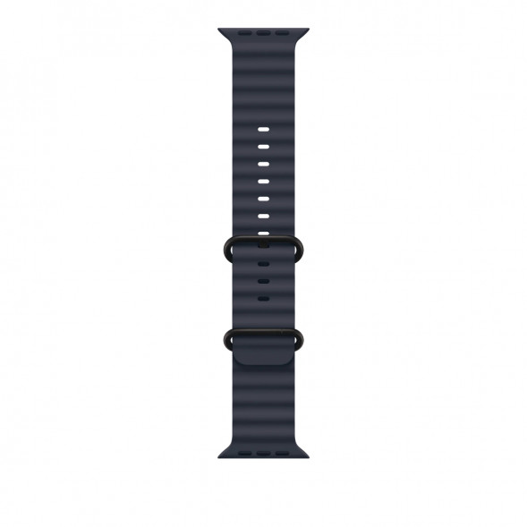 Ремешок Apple Watch 49мм Navy Ocean Band - Black Titanium Finish (MYPA3) в Челябинске