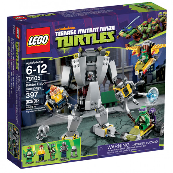 Конструктор LEGO Teenage Mutant Ninja Turtle 79105 Нападение робота Бакстера в Челябинске