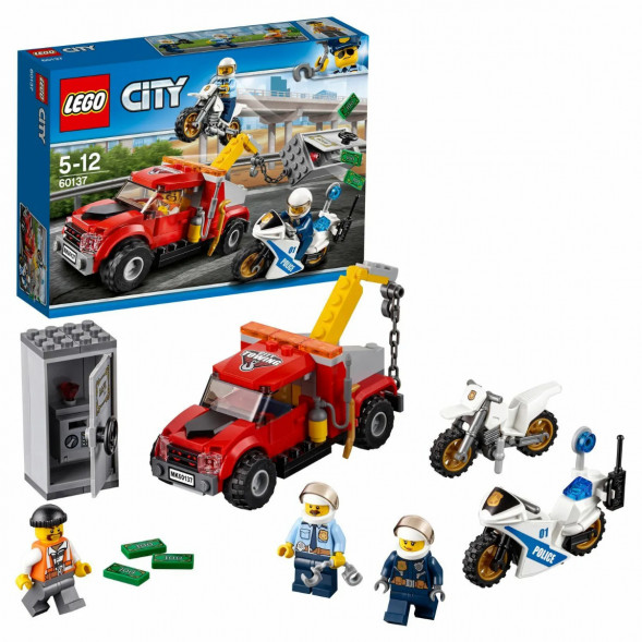 Конструктор LEGO City Police 60137 Побег на буксировщике в Челябинске