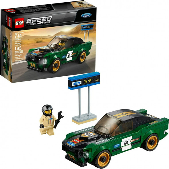 Конструктор LEGO Speed Champions 75884 1968 Ford Mustang Fastback в Челябинске