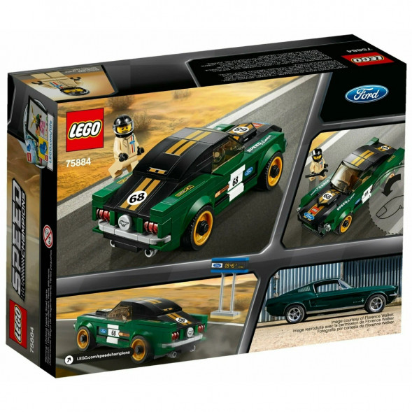Конструктор LEGO Speed Champions 75884 1968 Ford Mustang Fastback в Челябинске