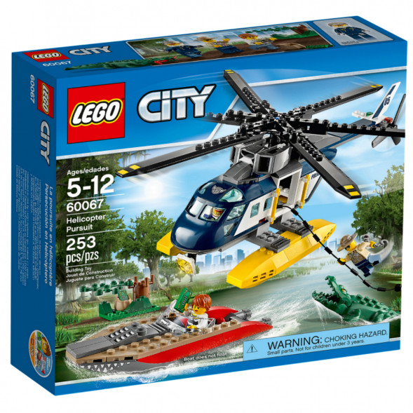 Конструктор LEGO City 60067 Погоня на полицейском вертолёте в Челябинске