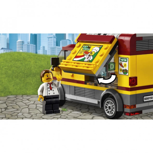 Конструктор LEGO City Great Vehicles 60150 Фургон-пиццерия в Челябинске