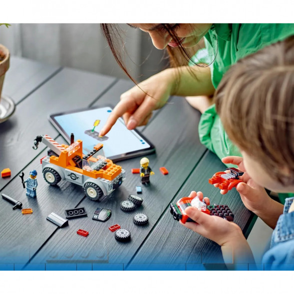 Конструктор LEGO City 60435 Ремонт эвакуаторов и спортивных автомобилей в Челябинске