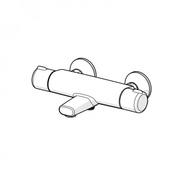 Термостатический смеситель Oras Nova ECO (7462G-33), черный матовый в Челябинске