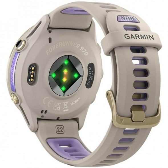 Умные часы Garmin Forerunner 970 Soft Gold Titanium/French Gray Translucent Indigo Band 010-02969-12 в Челябинске