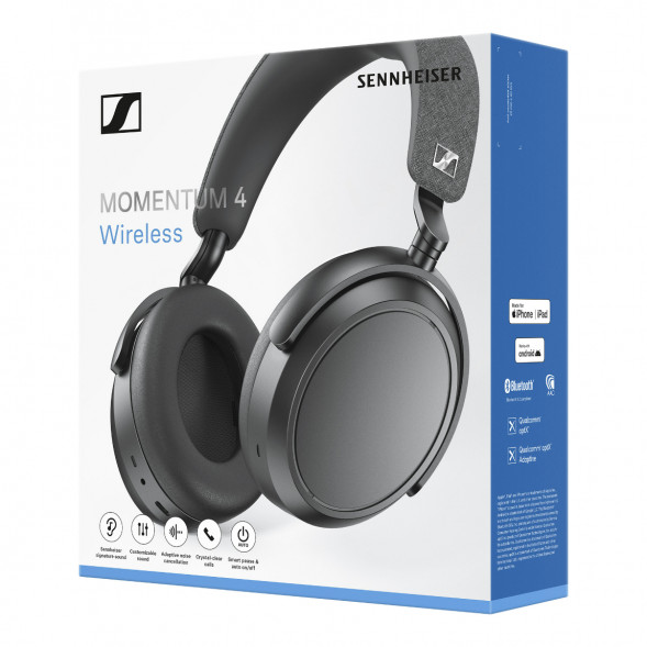 Беспроводные наушники Sennheiser Momentum 4 Wireless, Graphite в Челябинске