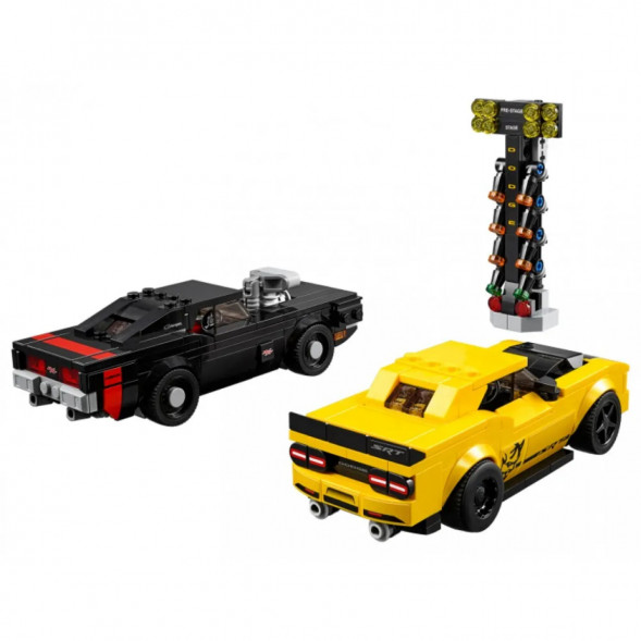 Конструктор LEGO Speed Champions 75893 2018 Dodge Challenger SRT Demon и 1970 Dodge Charger R/T в Челябинске